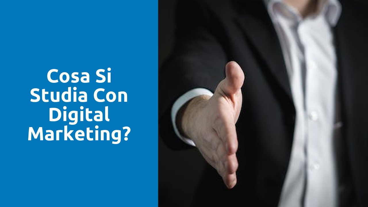 Cosa si studia con digital marketing?